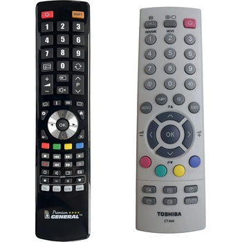 GENERAL TOSHIBA CT-848, CT848 - съвместимо дистанционно управление на марката General (CT-848, CT848)