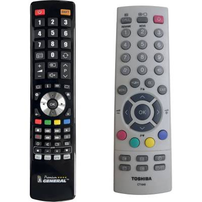 GENERAL TOSHIBA CT-848, CT848 - съвместимо дистанционно управление на марката General (CT-848, CT848)
