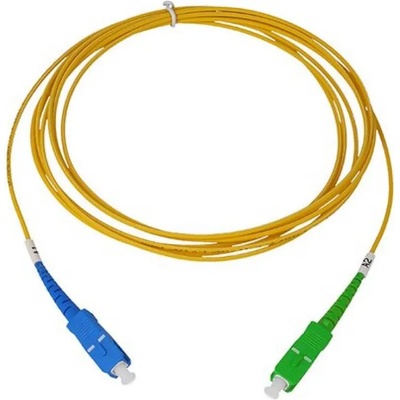 MEGAF Армирана оптична корда sc apc - sc upc (at-scasc09sye30-arm-657-uv)