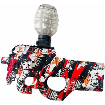 Sunny Blaster P90 pištoľ na vodné gélové guľôčky s príslušenstvom červená F986-3