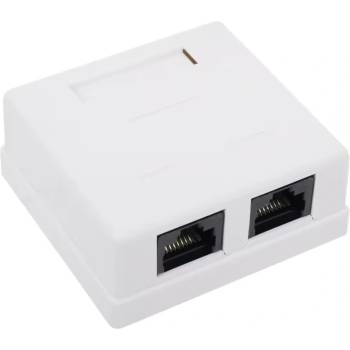 V-Store Двойна розетка за повърхностен монтаж категория 5е (Двойна розетка rj45)