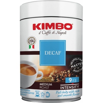 Kimbo bez kofeínu mletá 250 g