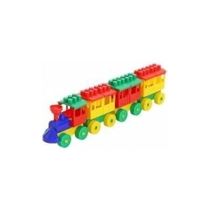 Polesie Locomotive 42cm 36711 wader p 3 carriages mesh