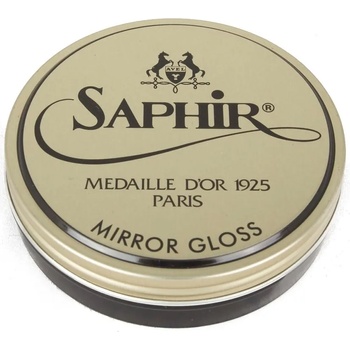 Saphir Восък за огледален блясък Saphir Mirror Gloss - тъмнокафяв (75 мл) - Black