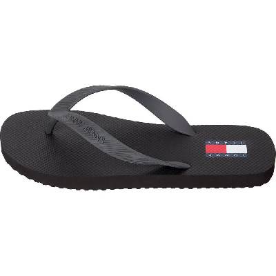 Джапанки Tommy jeans Beach flip flops - Black (Black)