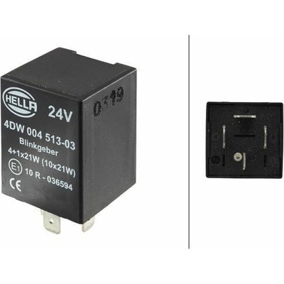 Přerušovač blinkru HELLA 4DW 004 513-031