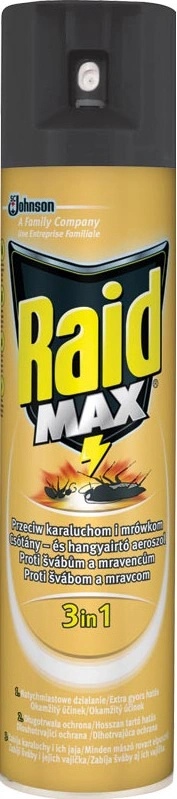 Raid Max Proti lezúcemu hmyzu 400 ml