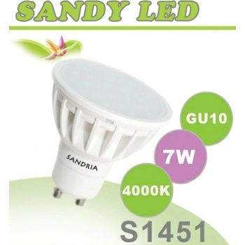 Sandria S1451 LED žárovka GU10 7W Neutrální bílá