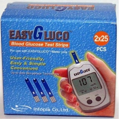 Integros PROUŽKY EASY GLUCO 50 ks