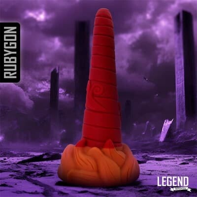 LEGEND Rubygon Beast Silikónové Dildo 24,5 cm