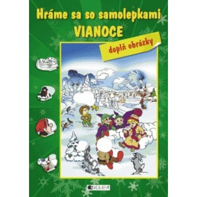 Hráme sa so samolepkami Vianoce tvary