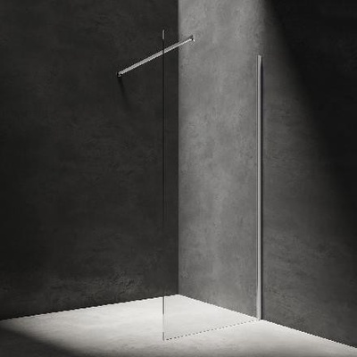 OMNIRES Marina Sprchová stěna Walk-In, 108x202 cm, chrom/čiré sklo DNR11XCRTR