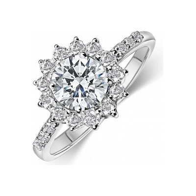 Sofia stříbrný prsten květ AEAR4157Z R