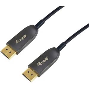 Equip Кабел Equip - 119441 (активен, DisplayPort 1.4, мъжки/женски, 8K/60Hz, HDCP/HDR/DSC/MST, позлатен, 15 м) (119441)