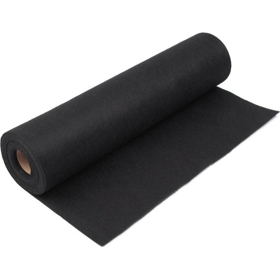 Stoklasa Filc / plsť 730123/10 jednobarevný, černý, š. 41cm, 215g/m2, tloušťka 1-1,4mm (látka v metráži)