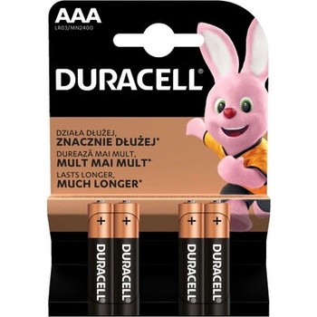 Image 1 of Duracell Алкална батерия duracell basic lr03 /4 бр. в блистер/ 1.5v (dur-ba-lr03-basic)