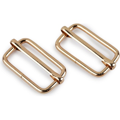 Prima-obchod Posunovač na popruhy šíře 25 mm, barva 7 růžové zlato