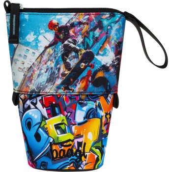 Baagl Школен пенал Pastelkovník Скейтпарк GRS BAAGL | Sin | Момчешки | UNI