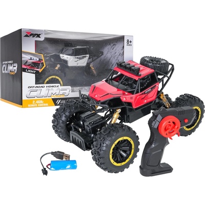 Climb Power RC crawler 4x4 RTR 1:18 červený