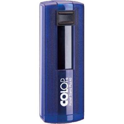 Печат джобен правоъгълен Colop PS Plus 40 Син (1924058-06-1010130062)