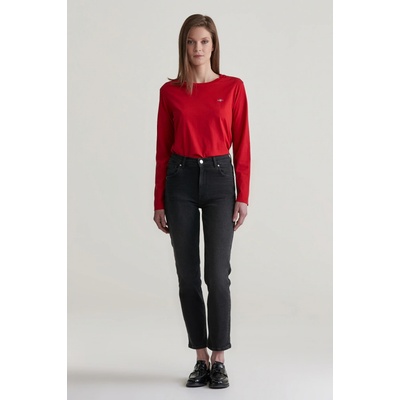 GANT BLACK CROPPED SLIM JEANS BLACK WORN IN