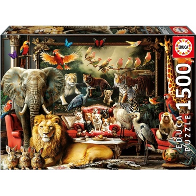 Educa Пъзел Educa - Имението на животните, 1500 части (EDU20245)