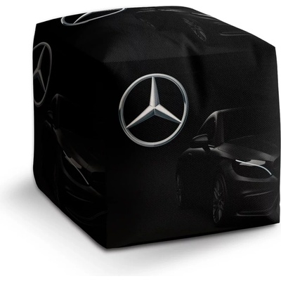 Sablio Taburet Kostka Logo 6 Auto: 40x40x40 cm
