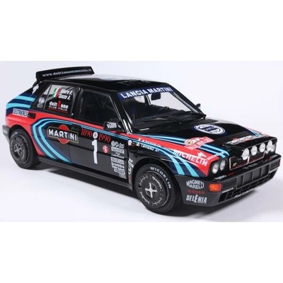 SOLIDO LANCIA DELTA HF INTEGRALE BLACK M RALLY TRIBU 1:18