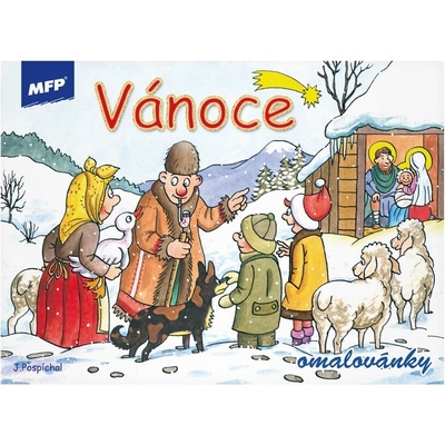 Omalovánky MFP Vánoce počet stran 16 Ilustroval J. Pospíchal
