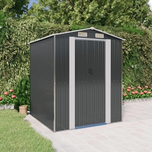 HABA Градинска барака антрацит 192x191x223 см поцинкована стомана (V3147449)