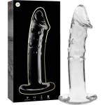 IBIZA Nebula Model 19 Dildo Borosilicate Glass 18.5x4cm Clear