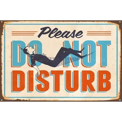 Ceduľa Please Do Not Disturb