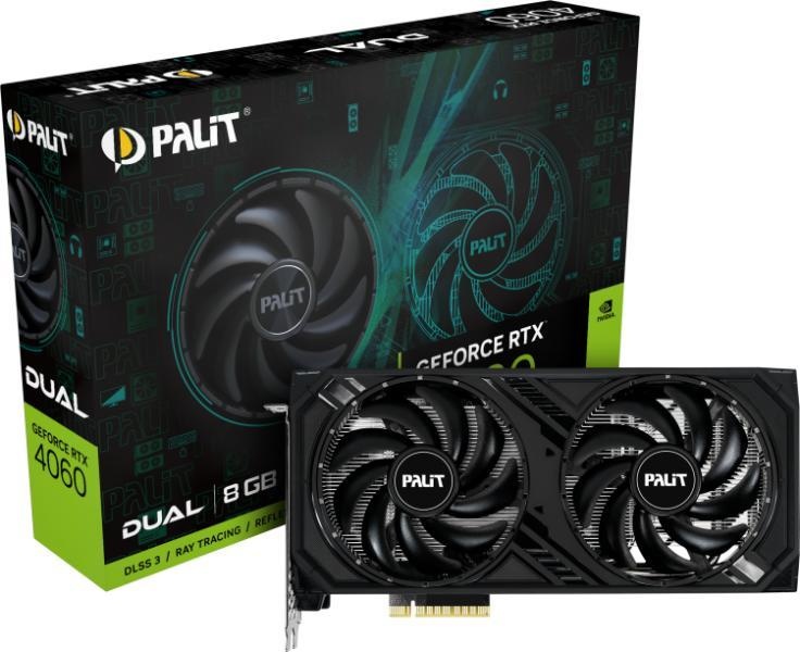 Palit GeForce RTX 4060 Dual 8GB (NE64060019P1-1070D)