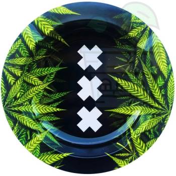 Image 1 of Best Buds Метален Пепелник XXX Amsterdam Weed Leaves (610864)