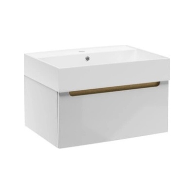 Naturel Stilla 60x30x45 cm biela STILLAD06007U2