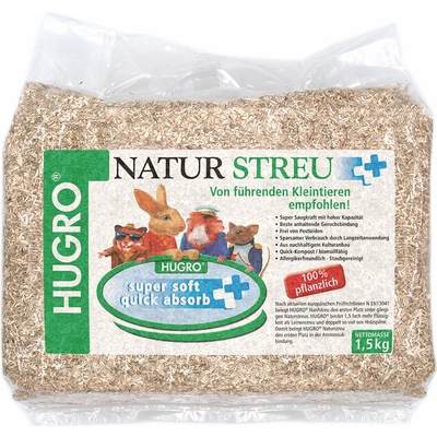 Hugro Prírodná podstielka 2 x 1,5 kg
