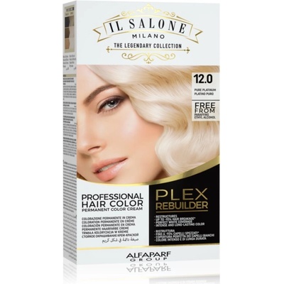 ALFAPARF Milano Il Salone Milano Plex Rebuilder перманентната боя за коса цвят 12.0 - Pure Platinum