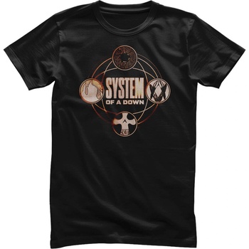 System of a Down Tech Circles Black M Риза (WMX-1-SOAD008-BK-M)