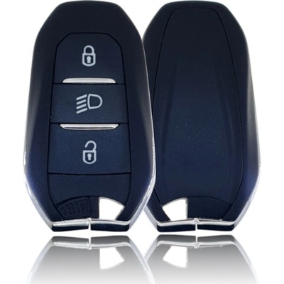 KeylessGo klíč s dálkovym ovládáním Peugeot Citroen 3tl. světlo 434 MHz PCF7953 4A AES