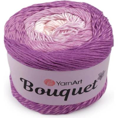 Bavlněná pletací příze Bouquet 250 g Varianta: 5 (715) fialová sv. růžová světlá, Balení: 1 ks 58574/149750/269427