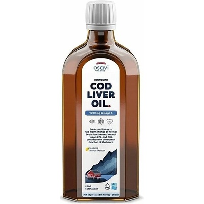 Osavi Daily Omega 1600 mg Omega 3 Natural Lemon 250 ml