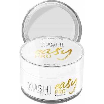 Yoshi stavební gel bílý easy pro milky white 15 ml