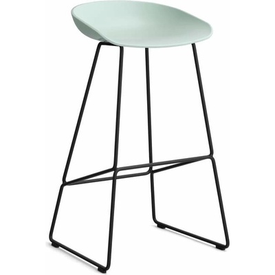 Hay AAS 38 High black powder coated steel / dusty mint