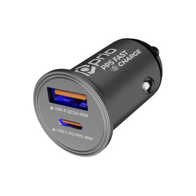 Зарядно за кола за устройства с конектор USB-C / USB-A, двоен, 45W (20642)