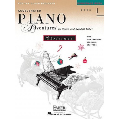 Accelerated Piano Adventures, Book 1, Christmas Book For the Older Beginner