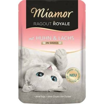 Miamor Ragout Royale in Sauce Chicken Salmon 100 g