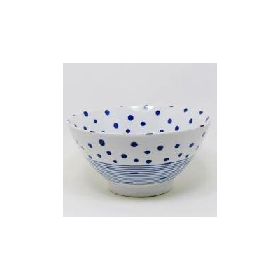 Amana Japonská porcelánová mísa modro bílá 18 cm