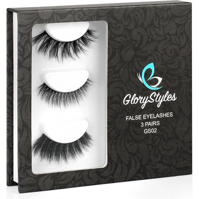 GloryStyles Umělé řasy GS02 3 páry