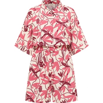 Tranquillo Дамски гащеризон Tranquillo Women's Overall Milaa Jumpsuit - Berry Bird - размер 38 (EU) (102-5343-0112)