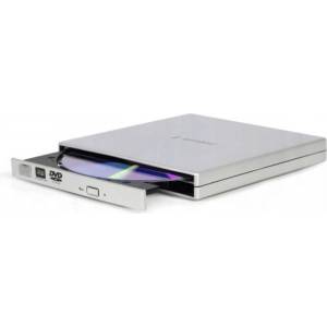 Gembird DVD-USB-021-SV Slim DVD Writer Silver (DVD-USB-021-SV)